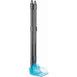 Trixie szufelka ze grabkami  szaro-niebieska 57-102cm