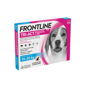 Frontline Tri-Act M krople dla średnich psów 3szt.