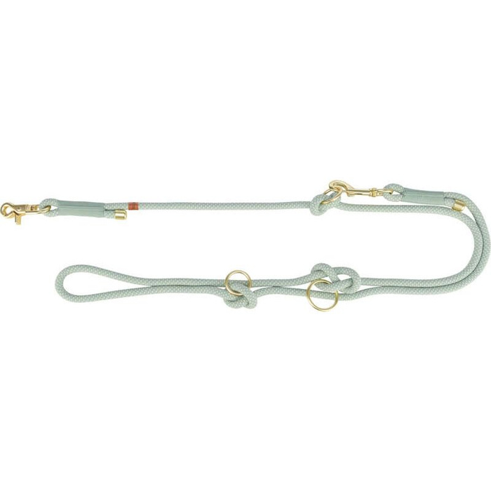 Trixie Smycz reguowana Soft Rope linka L-XL: 2,00m/13mm szałwiowa/miętowa