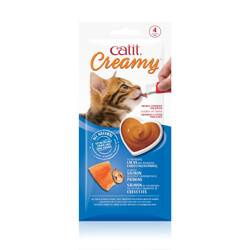 Catit Creamy z łososiem i krewetkami 4szt.