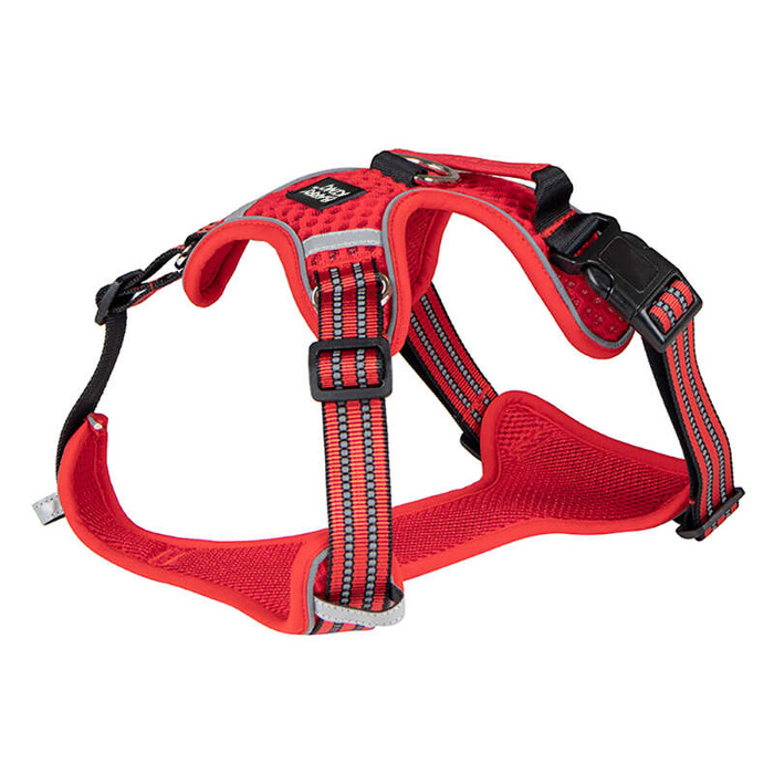 Barry King Szelki dla psa czerwone z siatki XL 73-100 cm