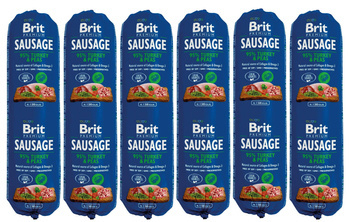 Brit Premium Sausage z indykiem 6x800g