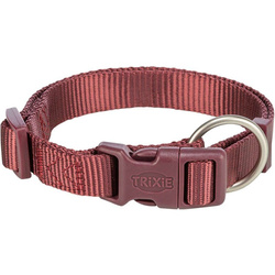 Trixie Obroża Premium bordowa L-XL: 40-65cm/25mm