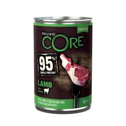 Wellness Core 95% Single Protein Karma Mokra Jagnięcina Dynia 400g