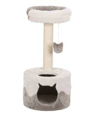 Trixie Nuria drapak dla kota z domkiem 71cm szary biały