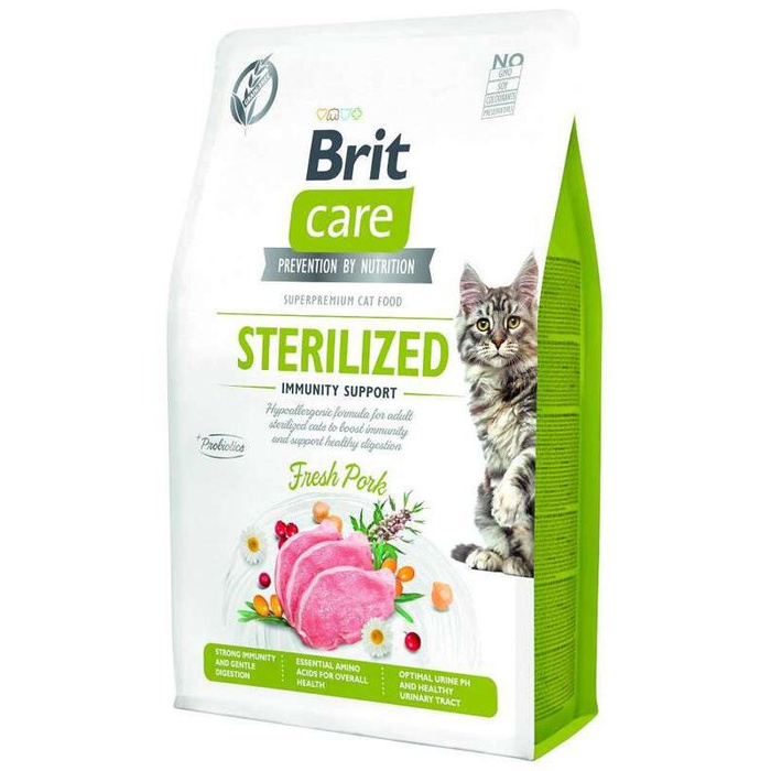Brit Care Cat Sterilized z wieprzowiną 2kg