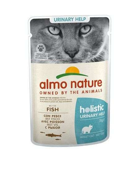 Almo Nature Holitic Urinary z rybą 12x70g