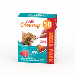 Catit Creamy Megapack przysmak dla kota tuńczyk 50x10g