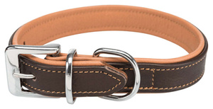 Obroża Active Comfort S: 31-37cm/25mm brązowa/jasnobrązowa