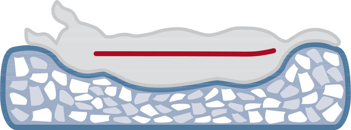 Trixie Vital Noah Legowisko ortopedyczne jasnoszare 60x50cm