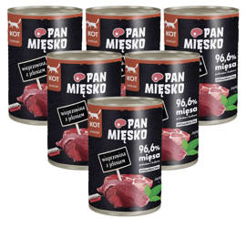 Pan Mięsko Adult z wieprzowiną i jeleniem 6x400g