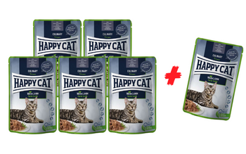 HappyCat Culinary Adult jagnięcina w sosie 6x85g