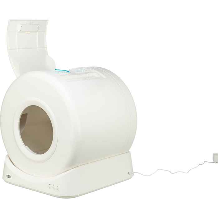 Trixie Smart Cat kuweta automatyczna dla kota biała 51x56x54cm z aplikacją