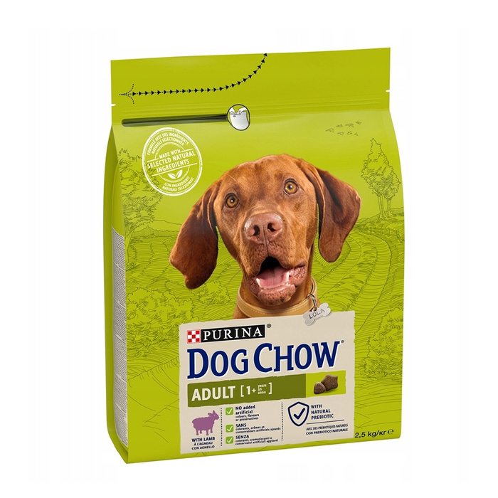 PURINA Dog Chow Adult Jagnięcina Ryż 2,5 kg karma sucha dla dorosłych psów