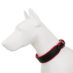 Barry King Obroża Skóra Łoś Strong 40mm/55cm czerwony