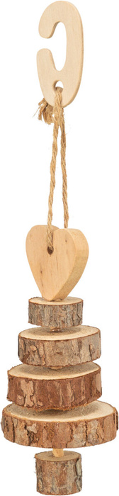 Trixie Xmas Choinka z drewna dla gryzoni królików 7x28cm