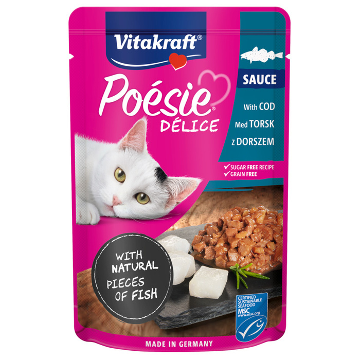 Vitakraft Poesie 85g Deli Sauce Dorsz