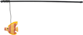 Trixie Wędka dla kota z rybą plastik/plusz 46cm