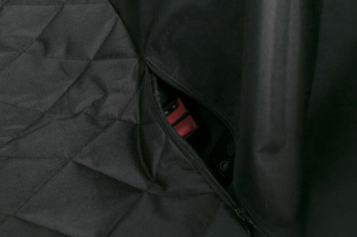 Pokrowiec na siedzenie samochodowe czarny 1,55x1,30m składany