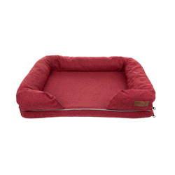 Barry King Legowisko czerwone 66x53x15cm z zamkiem