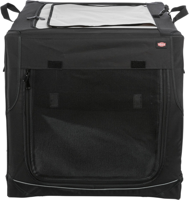 Trixie Box transportowy Vario 30 S-M: 76x48x51cm nylon czarno-szary