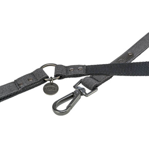 Trixie Smycz CityStyle bawełna czarna M-L: 1.00m/20mm