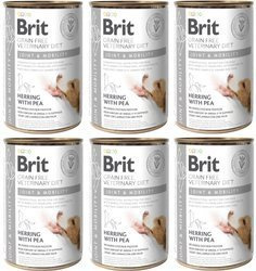 Brit Veterinary Diet Joint&Mobility Śledź 6x400g