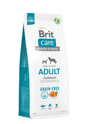 Brit Care Dog Grain-free Adult Small&Medium z łososiem 12kg