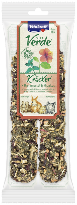 Vitakraft Vita Verde Kracker pokrzywa z hibiskusem 80g