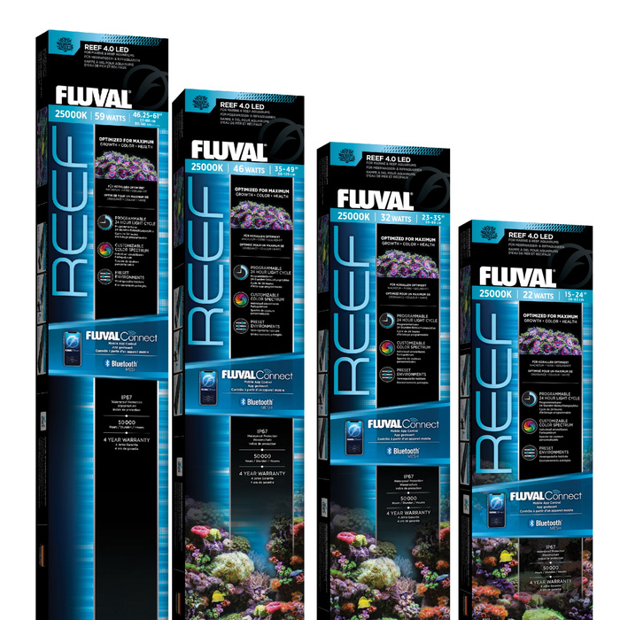Fluval Reef 4.0 LED Oświetlenie do akwarium 46W 88,2-125,8 cm bluetooth