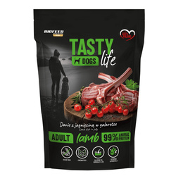 Biofeed Tasty Dogs Life jagnięcina 90% saszetka 500g