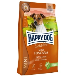 Happy Dog Sensible Mini Toscana z kaczką i łososiem 4kg