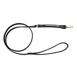 Barry King Smycz dla psa wzór kostki 25mm/110cm czarna