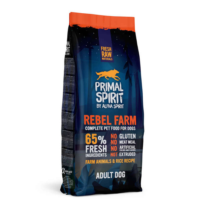 Alpha Spirit Primal Spirit 65% Rebel Farm 12 kg