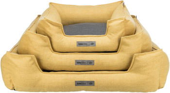 Trixie Legowisko Talis dla psa/kota żółte/ciemnoszare prostokątne 60x50cm