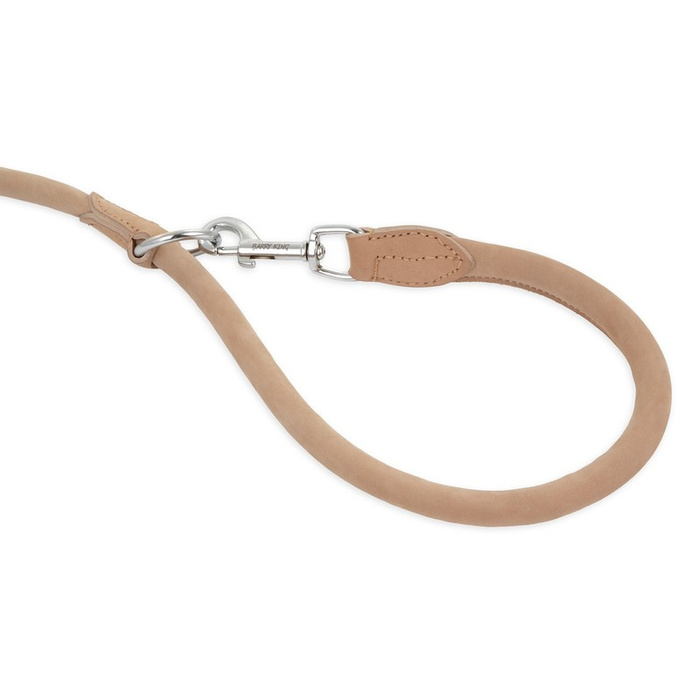 Barry King Smycz skórzana jasno beżowa 13mm / 200cm