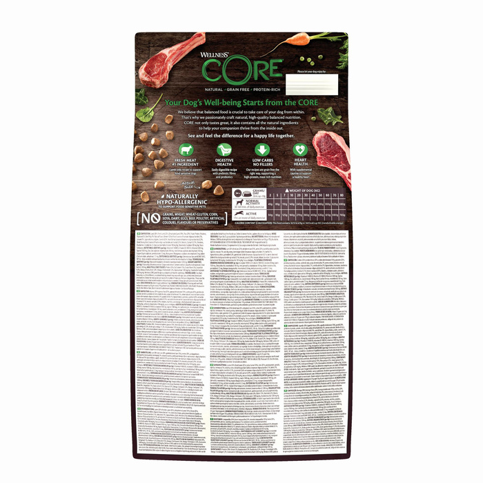 Wellness Core Adult Lamb karma sucha dla dorosłych psów jagnięcina 1,8 kg