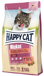 Happy Cat Minkas Sterilised Lachs dla kotów po sterylizacji łosoś 500g