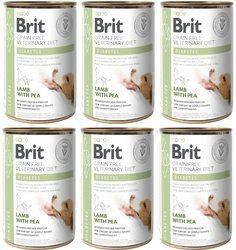 Brit Veterinary Diet Diabetes Lamb&Pea 6x400g