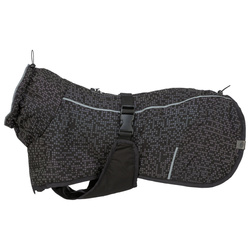 Trixie Limoux Reflect płaszczyk dla psa grafit odblaskowy M: 45cm