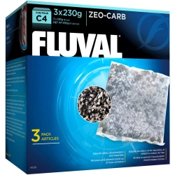 Fluval C4 Zeo-Carb Oryginalny Wkład Chemiczny 2w1 3x230g