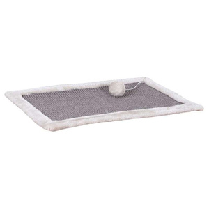 Trixie mata do drapania z sizalu i pluszu jasnoszara 55x35cm