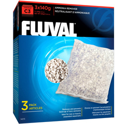 Fluval C3 Ammonia Remover Oryginalny Wkład na Amoniak 3x140g