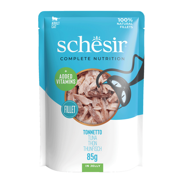 SCHESIR filety z tuńczyka w galaretce zestaw 12x 85g
