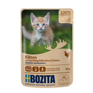 Boita Kitten kawałki w sosie z kurczakiem 12x85g