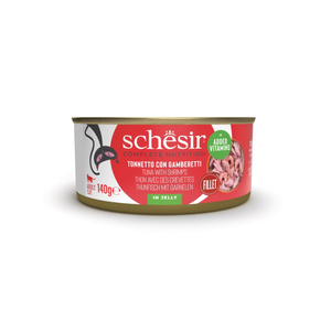 SCHESIR Tuńczyk z krewetkami 140 g mokra karma dla kota
