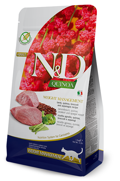 Farmina N&D Quinoa Kot Weight Management Jagnięcina 5kg