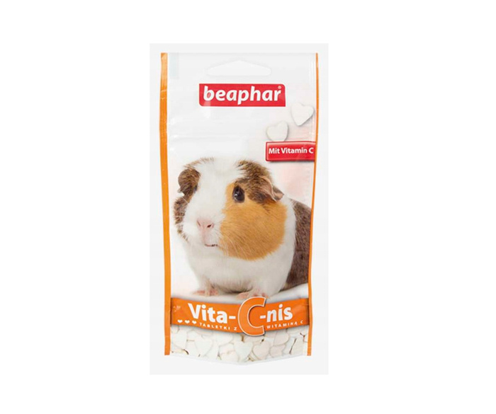 Beaphar tabletki z witaminą C dla świnek morskich 50g
