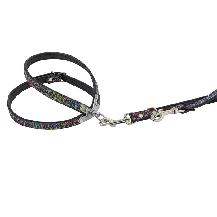 Barry King Szelki dla psa skórzane Laser SX-S 12mm/40cm