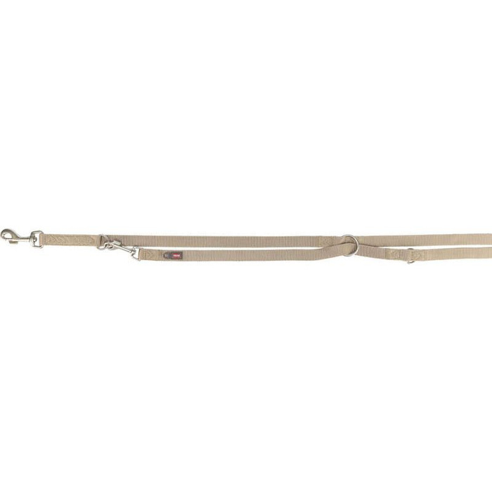 Trixie Smycz regulowana Premium taśma piaskowa M-L: 2,00m/20mm
